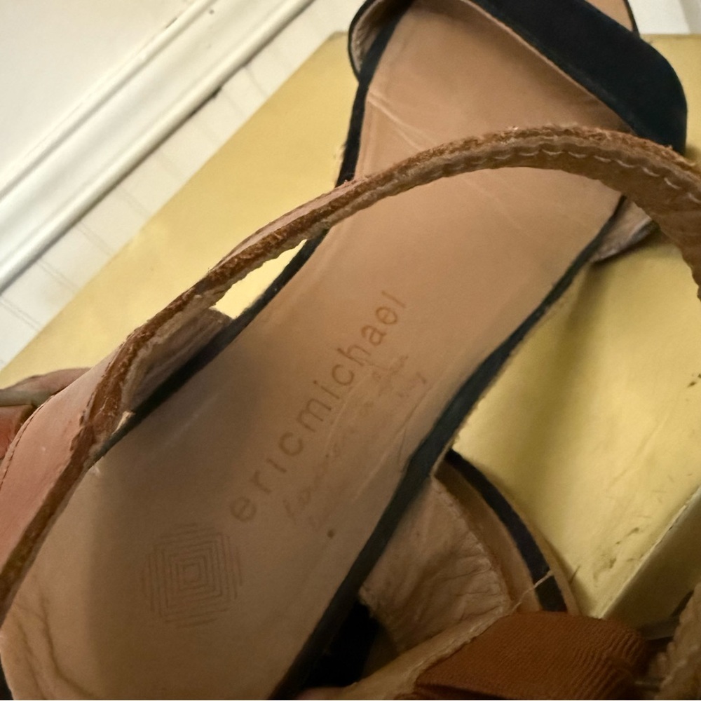 Eric Michael Women's Amanda Wedge Sandals - Picture 6 of 6